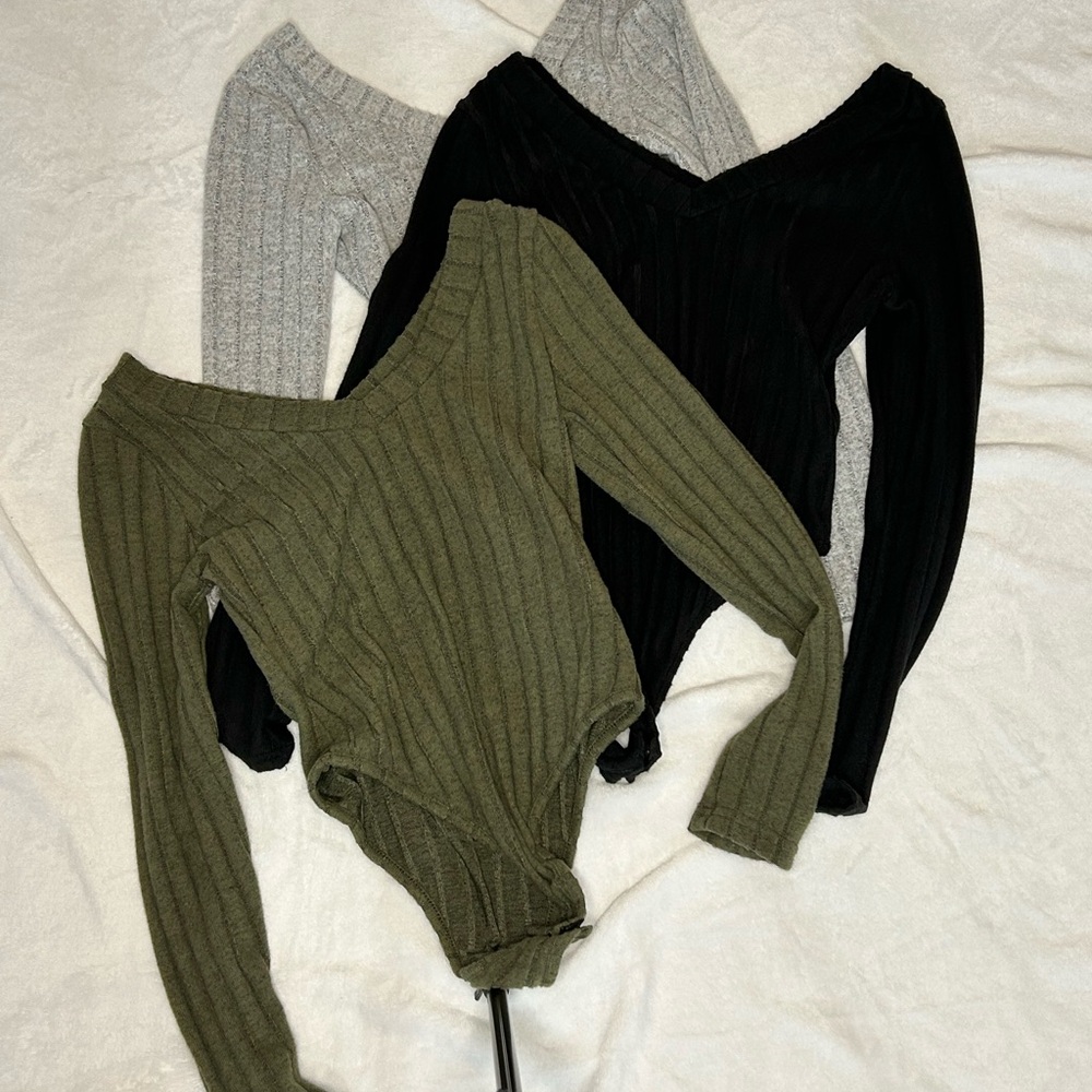 SHEIN Black Textured Knit Fabric